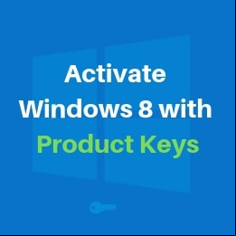 Product keys for Windows 8